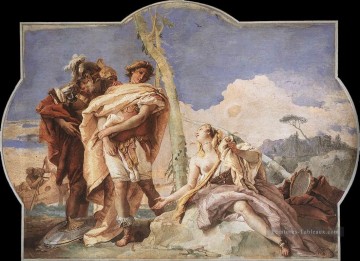  abandon tableaux - Villa Valmarana Rinaldo Abandonner Armida Giovanni Battista Tiepolo